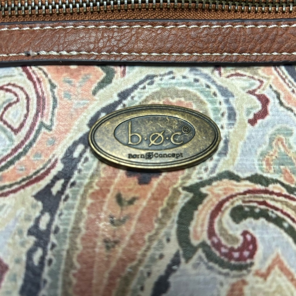 b.o.c. Tan and Multicolor Paisley Shoulder Bag - Picture 3 of 6